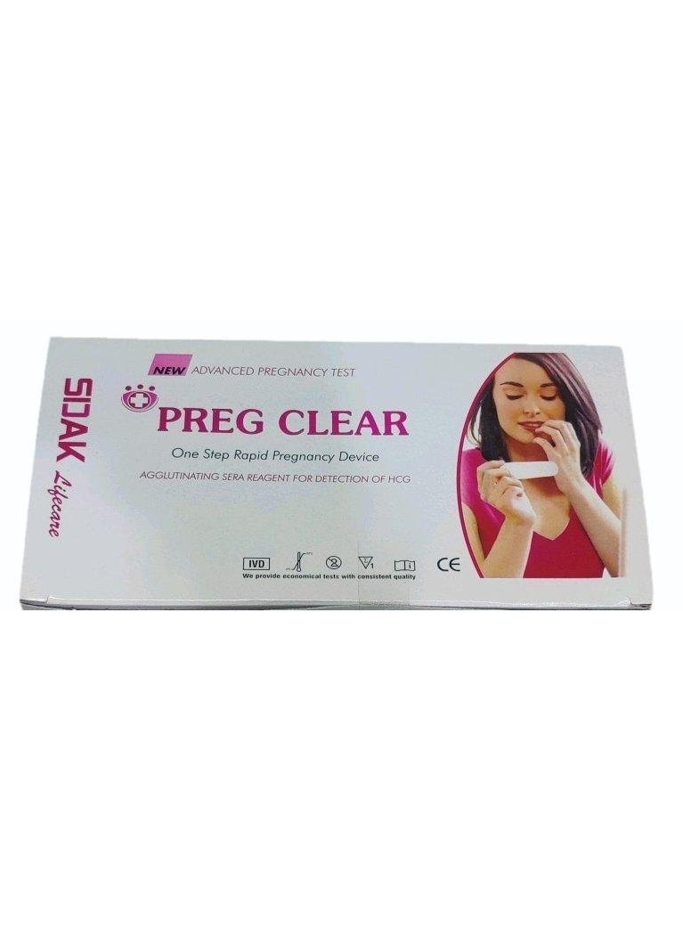 Preg Clear One Step Pregnancy Test Kit 1 Pc – Easy & Early Detection - Image 2